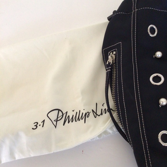3.1 PHILLIP LIM GO-GO EMBELLISHED BACKPACK BAG IN PHANTOM BLUE LIK… - Picture 6 of 16